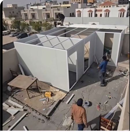 تركيب ساندوتش بانل في أبها | أسقف وملاحق ومستودعات